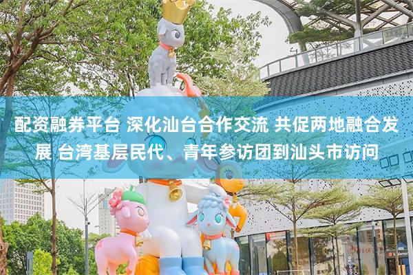 配资融券平台 深化汕台合作交流 共促两地融合发展 台湾基层民代、青年参访团到汕头市访问