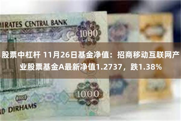 股票中杠杆 11月26日基金净值：招商移动互联网产业股票基金A最新净值1.2737，跌1.38%